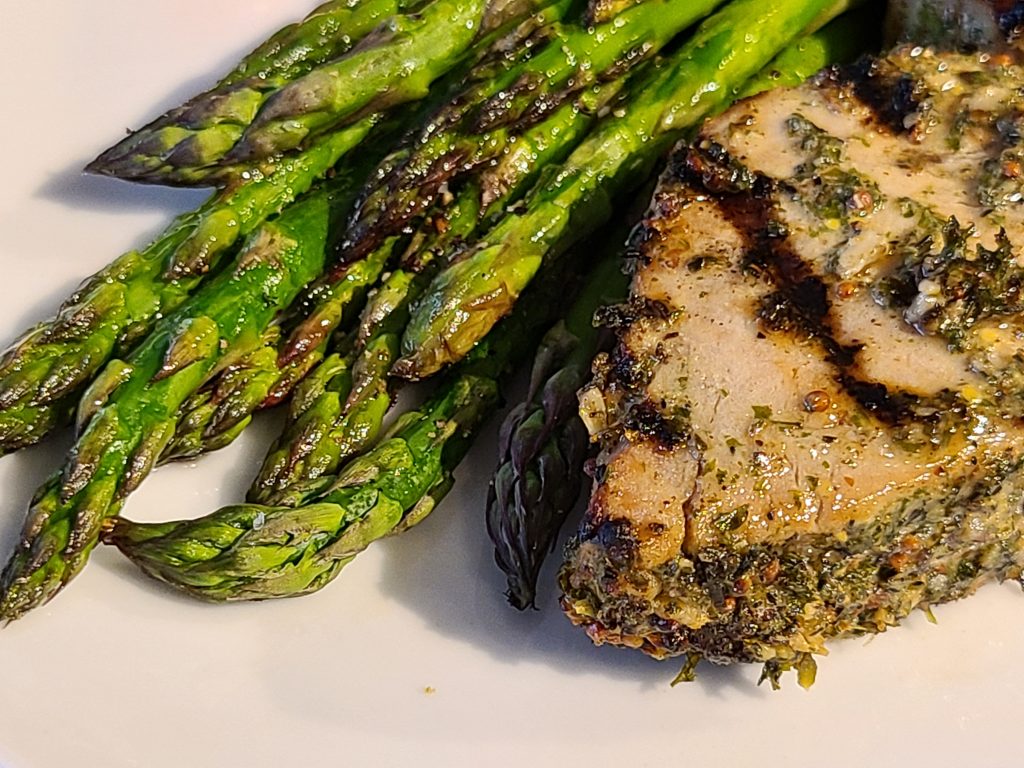 Tuna & Asparagus Closeup